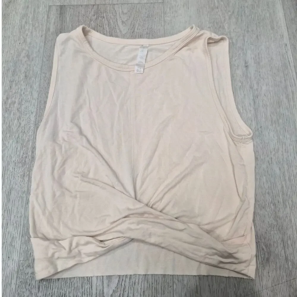 Alo Yoga Beige Tank Top Size Small
